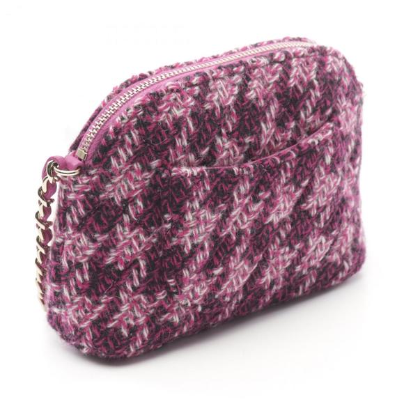 CHANEL Coco Mark Shoulder Bag Fabric Pink Multicolor ⭐ - Picture 3 of 6